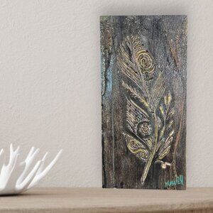 OOAK Original Relief on Wood "Chromaggia"